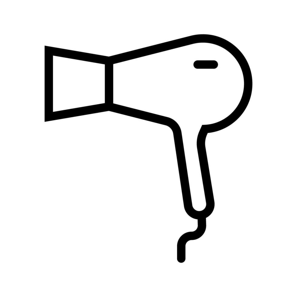 Simple hair dryer icon. Blow dryer icon. Vector. vector