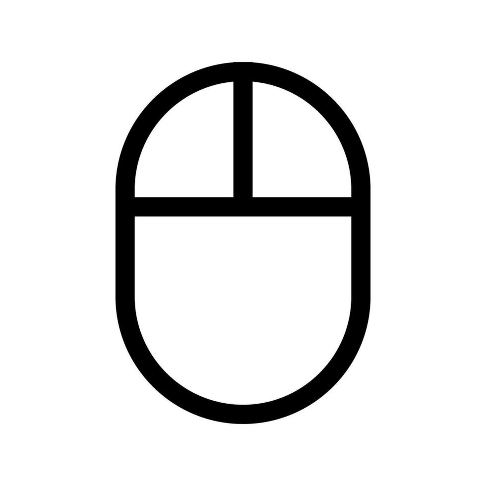 Simple computer mouse icon. Computer control. Vector. vector