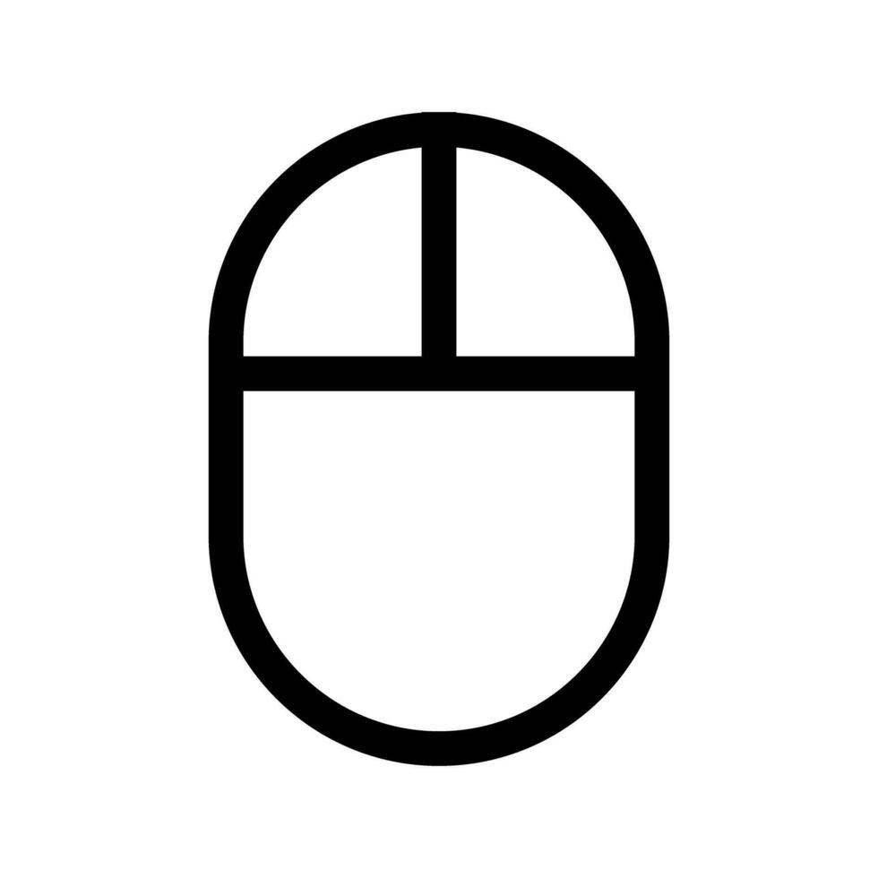 Simple computer mouse icon. Computer control. Vector. vector