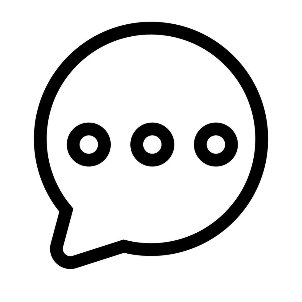 Simple Speech bubble icon. Chat and talk. Vectors. vector