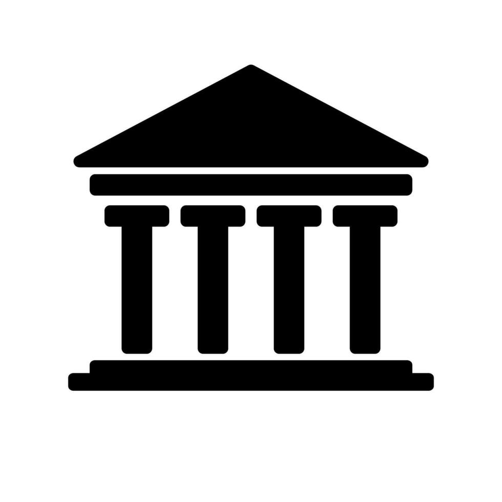 Ancient Greek Temple. Historic World Heritage Site. Vector. vector