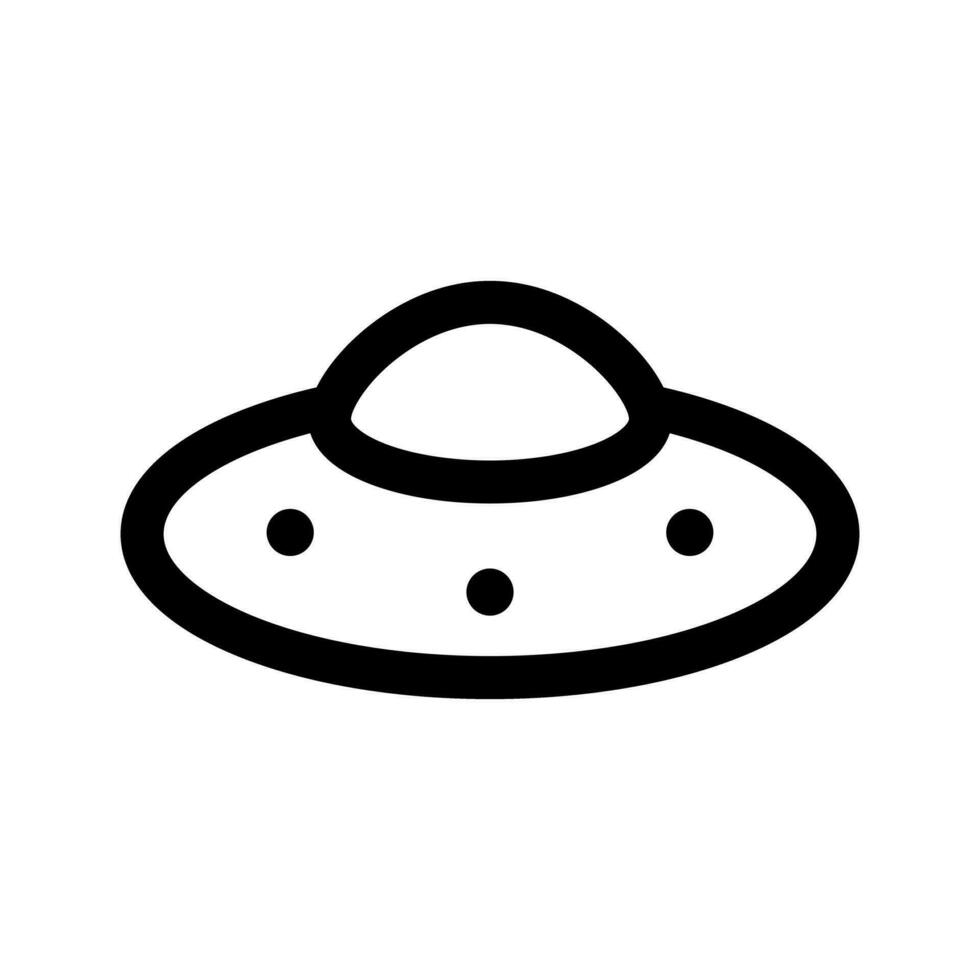 Flying saucer icon. Unidentified flying object icon. ufo. vector. vector
