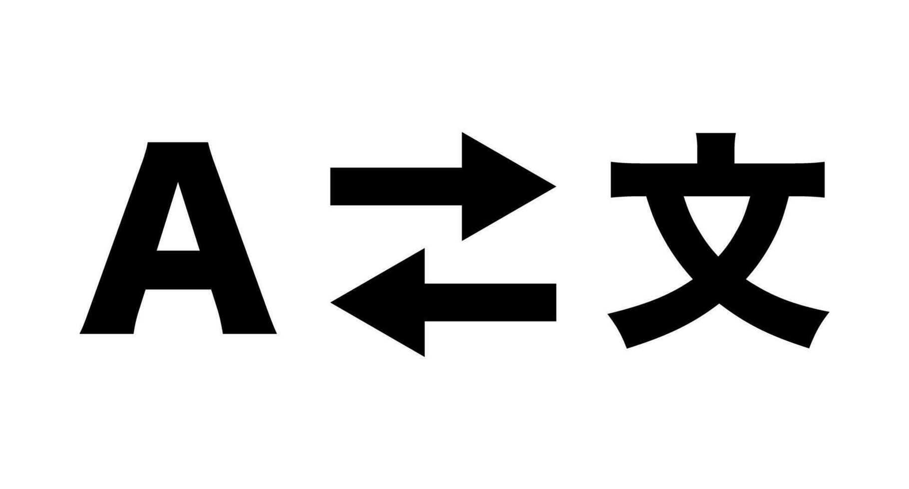 Language translation. Language switching. Vector. vector