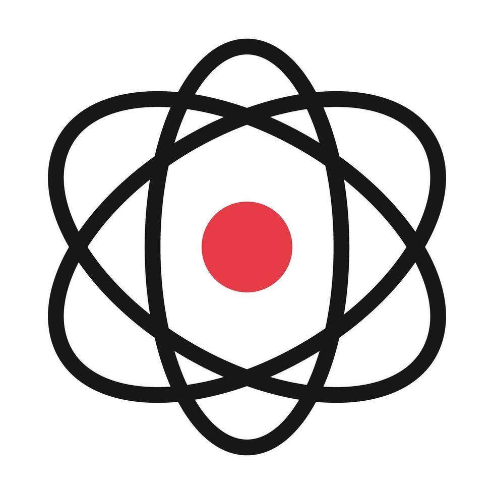 Atomic nucleus icon. Atomic icon. Vector. vector