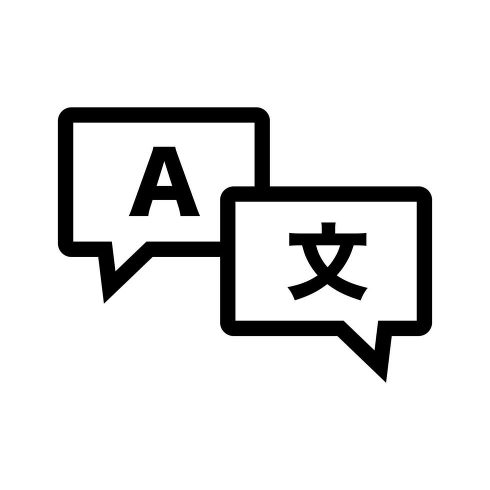 Language icon. Language translation. Vector. vector