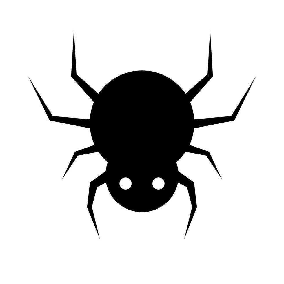 Spider silhouette icon. Bug. Vector. vector