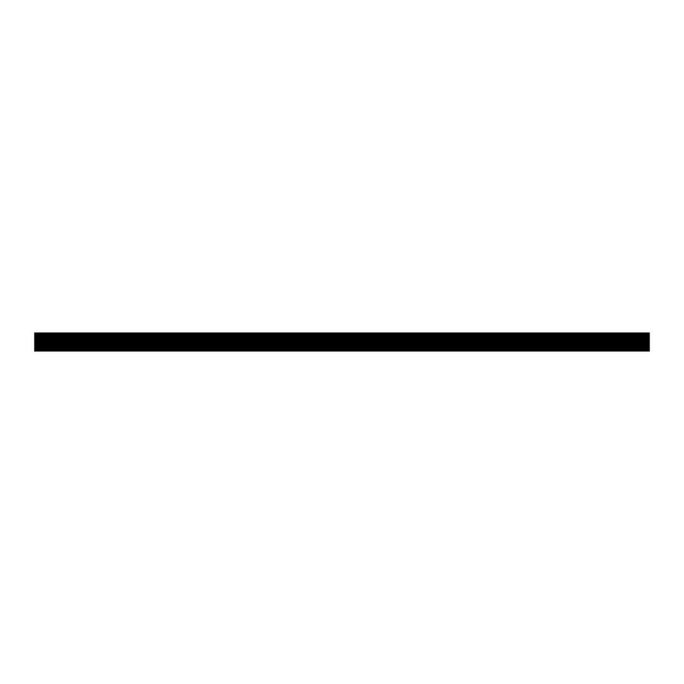 Simple line icon. Straight line. Vector. vector