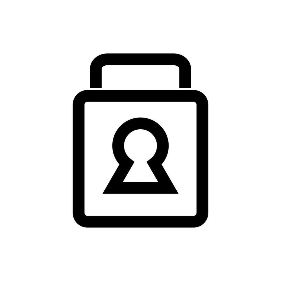 Padlock icon. Security lock. Vector. vector