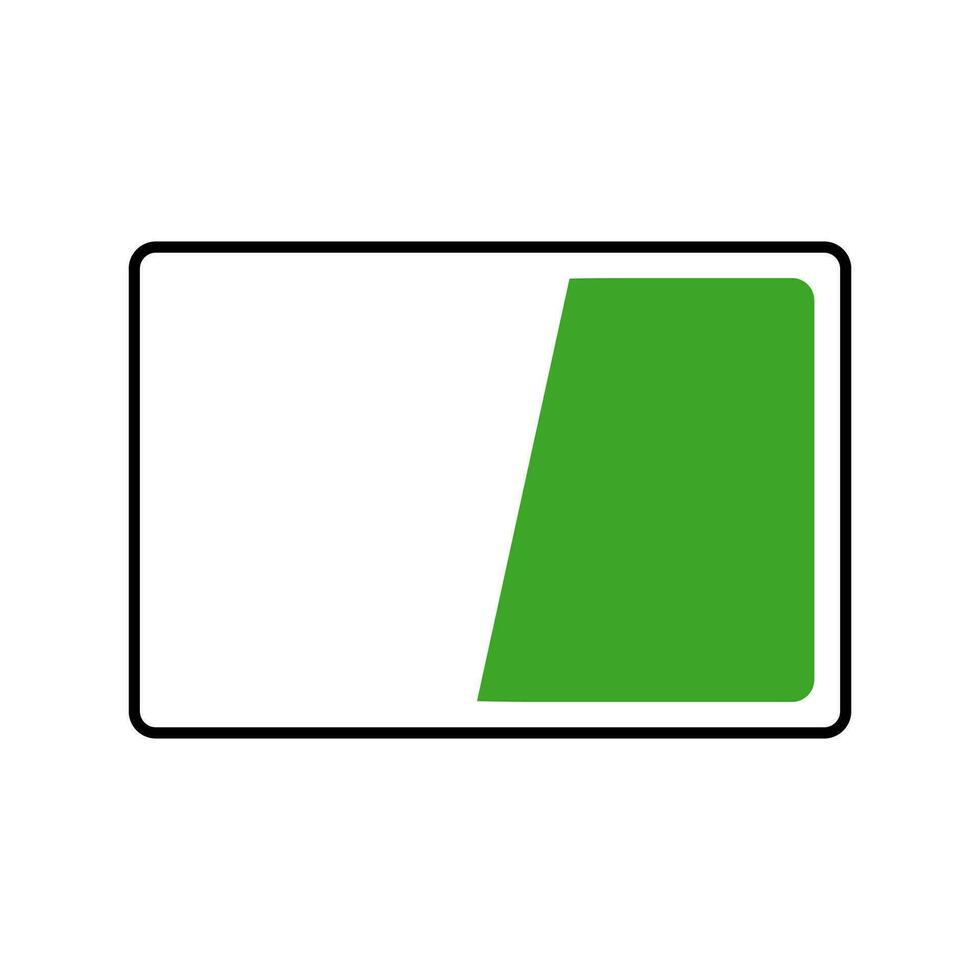 Simple traffic IC card icon. Payment card icon. Vector. vector