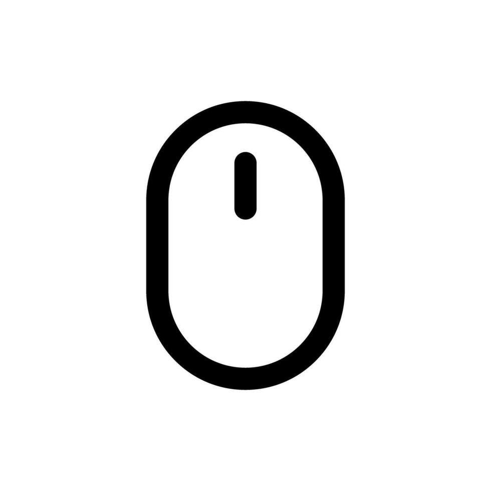 Simple computer mouse icon. Vector. vector