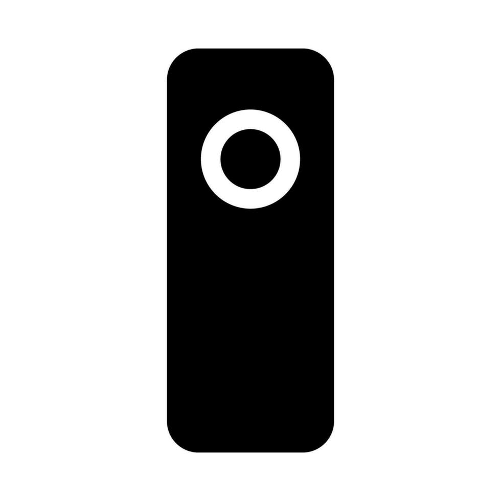 Remote controller silhouette icon. Vector. vector