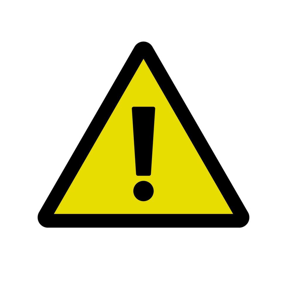 Attention Symbol. Warning or danger notification. Vector. vector