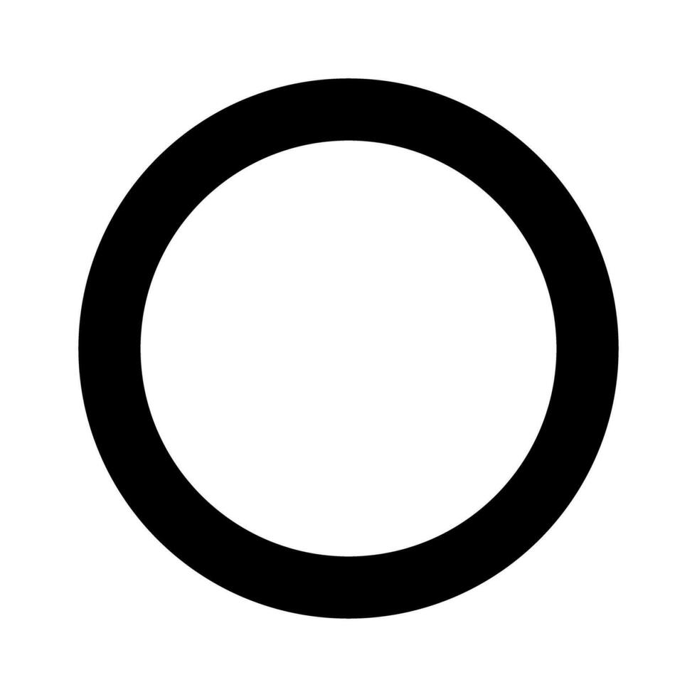 Circle silhouette icon. Round circle. Vector. vector