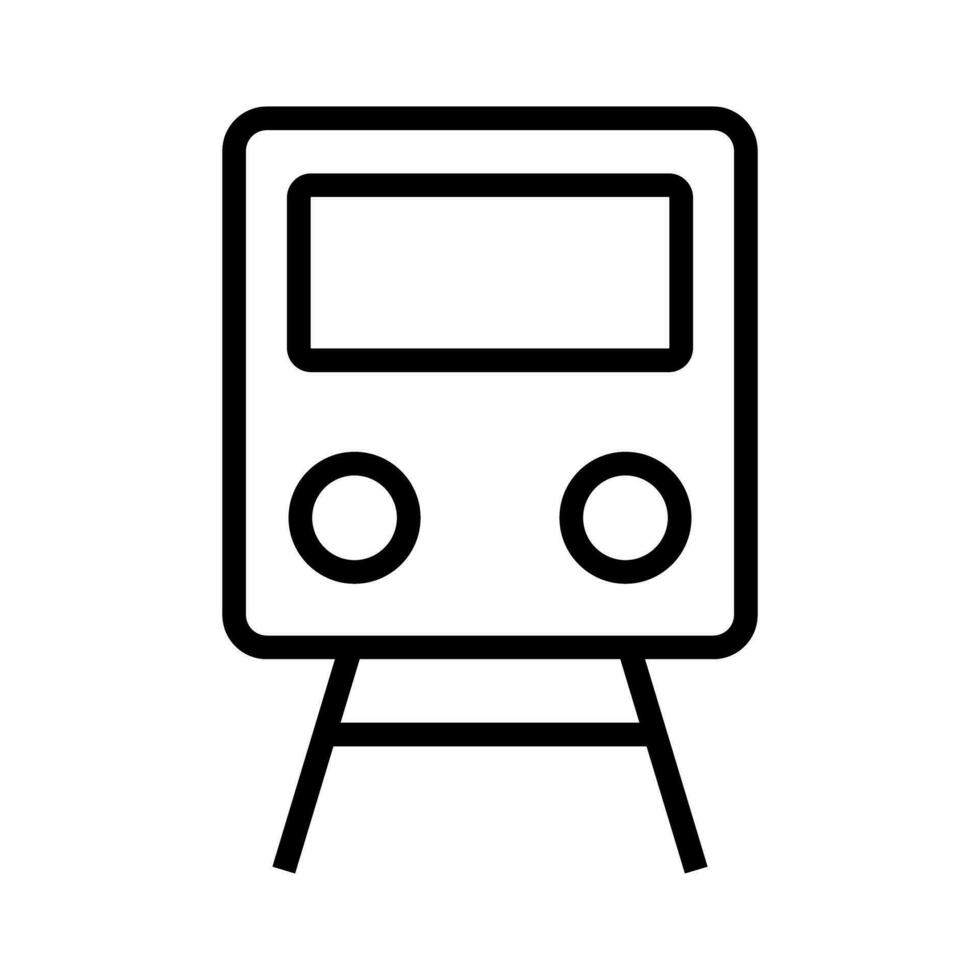 Simple train icon. Commuting and traffic. Vector. vector
