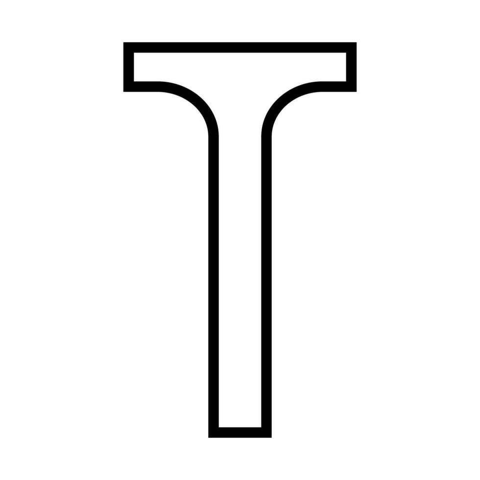 Razor blade shape icon. Vector. vector