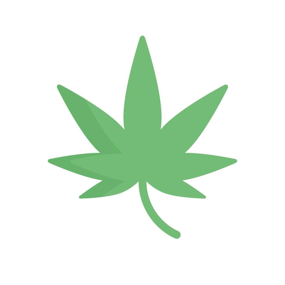 canabis hoja icono. marijuana hoja. marijuana hierba. vector. vector