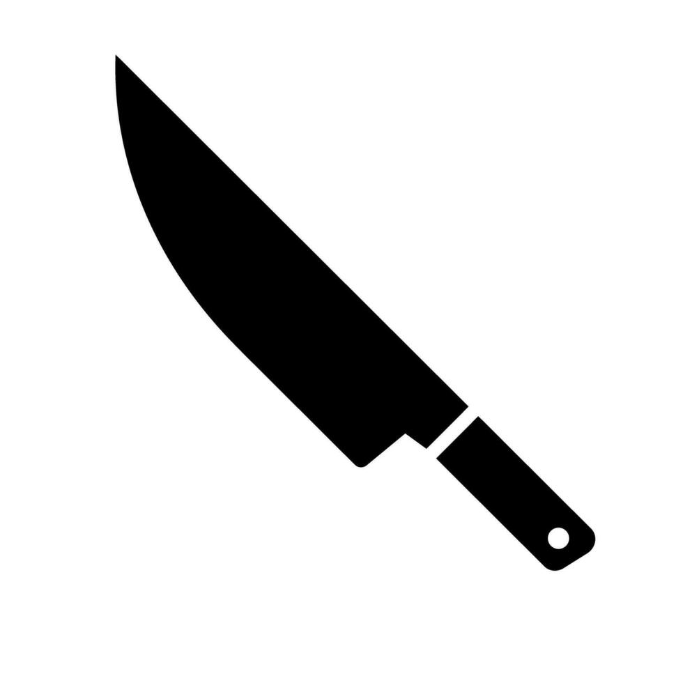 Knife icon. Blade. Deadly weapon. Vector. vector