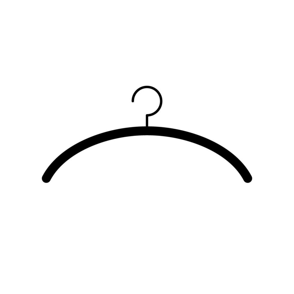 Jacket hanger icon. Hanger for clothes. Vector. vector