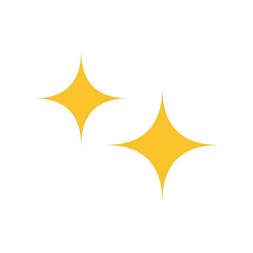 Glitter mark icon. Sparkle and twinkle. Decoration. Vector. vector