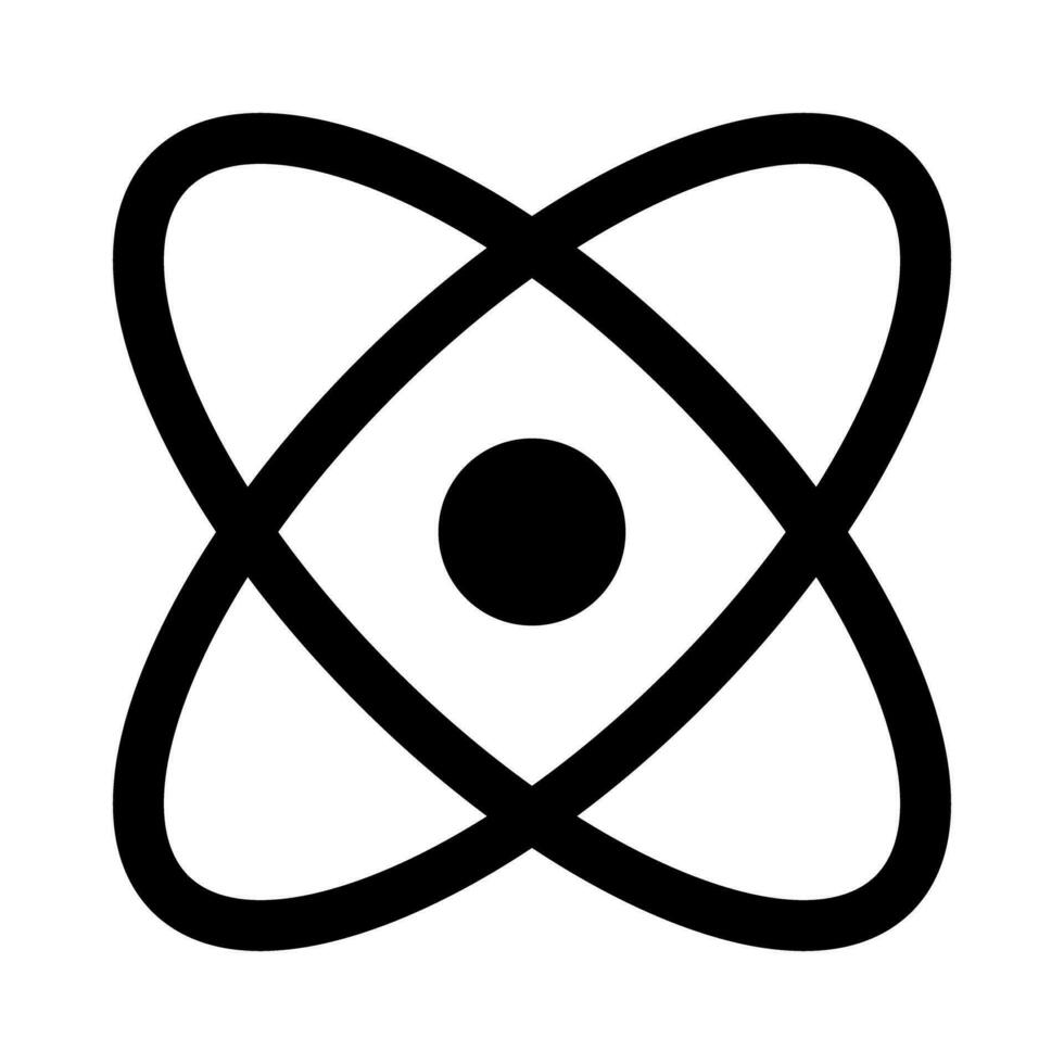 Simple atomic icon. Element. Vector. vector