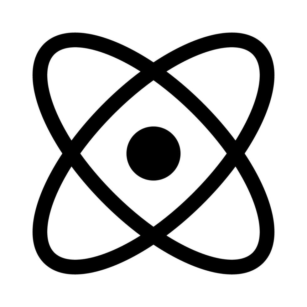 Simple atomic icon. Element. Vector. vector