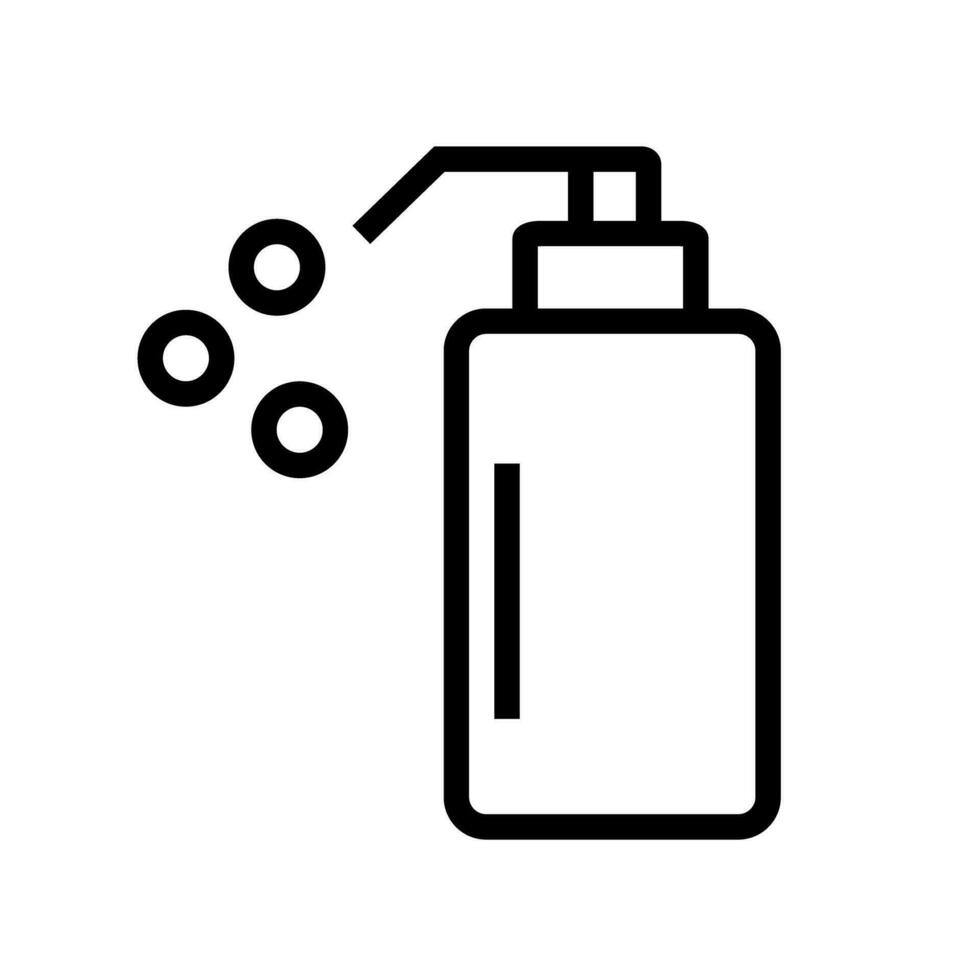 Soap bottle and foam icon. Vector. vector