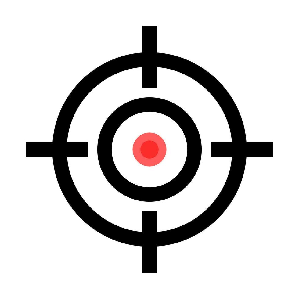 Sniper aiming icon. Target. Reticle. Vector. vector