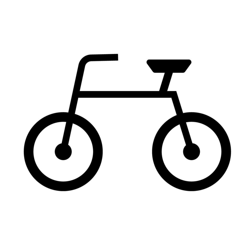 Bicycle and minivelo icon. Vector. vector