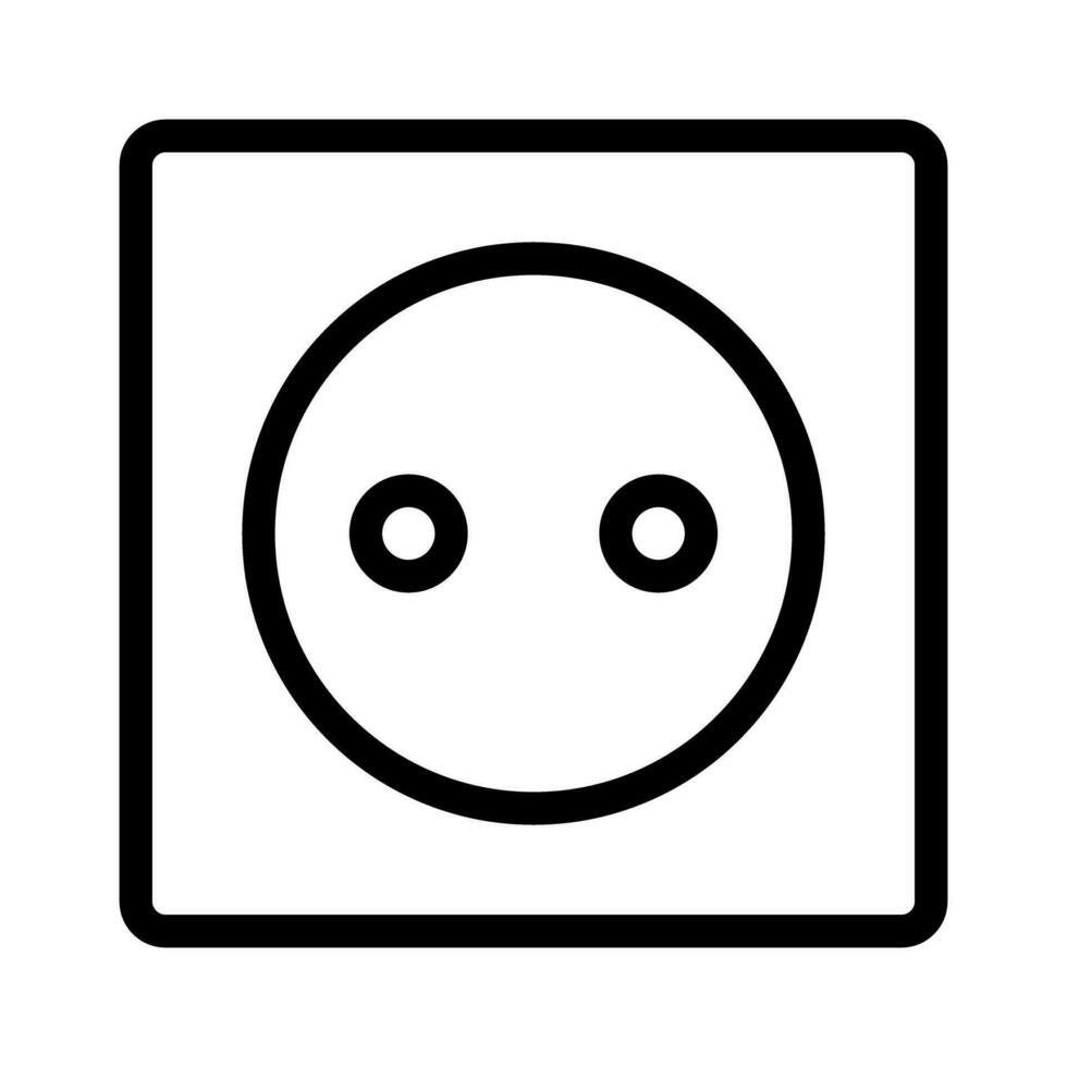 Simple outlet socket icon. Vector. vector