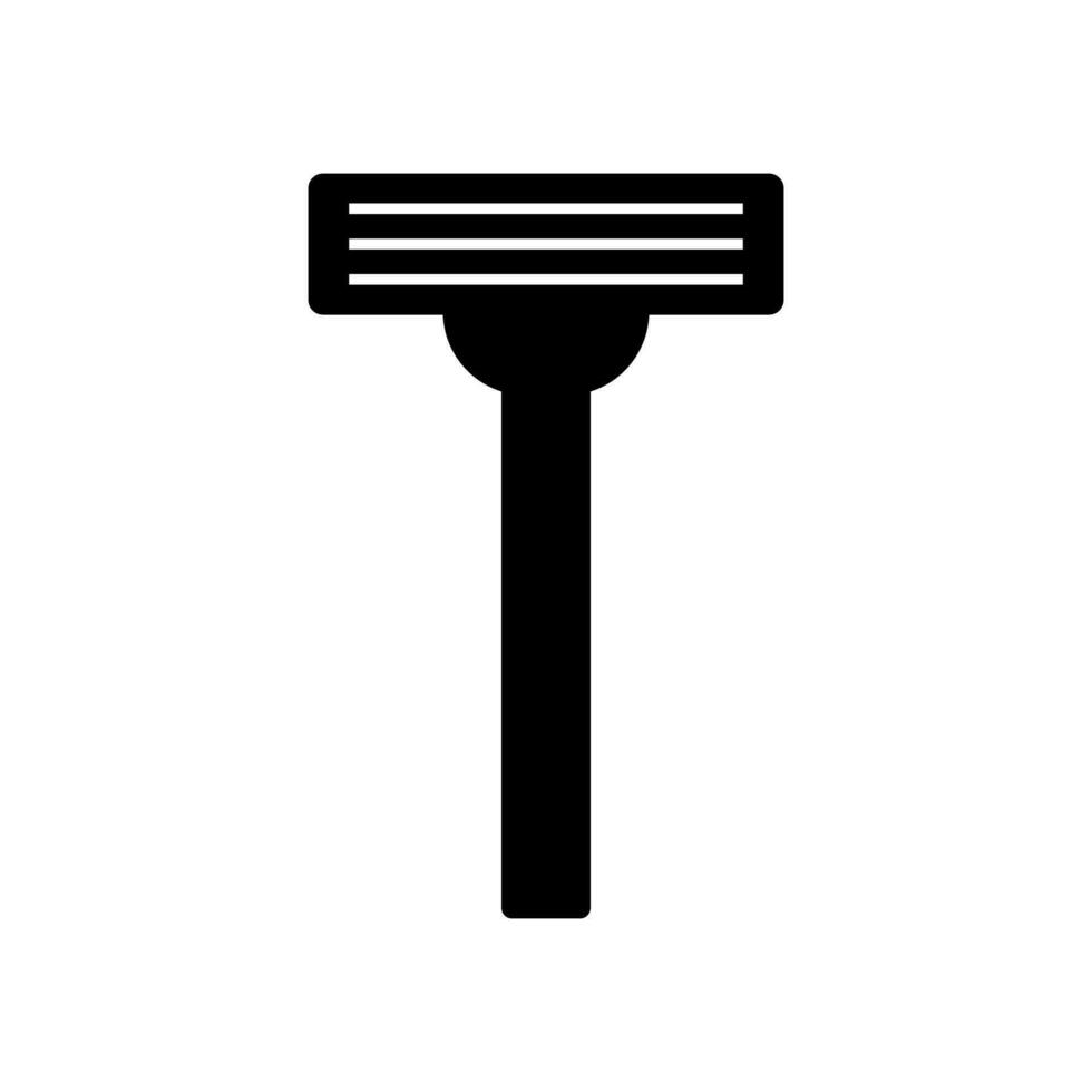 Razor silhouette icon. Shaving. Vector. vector