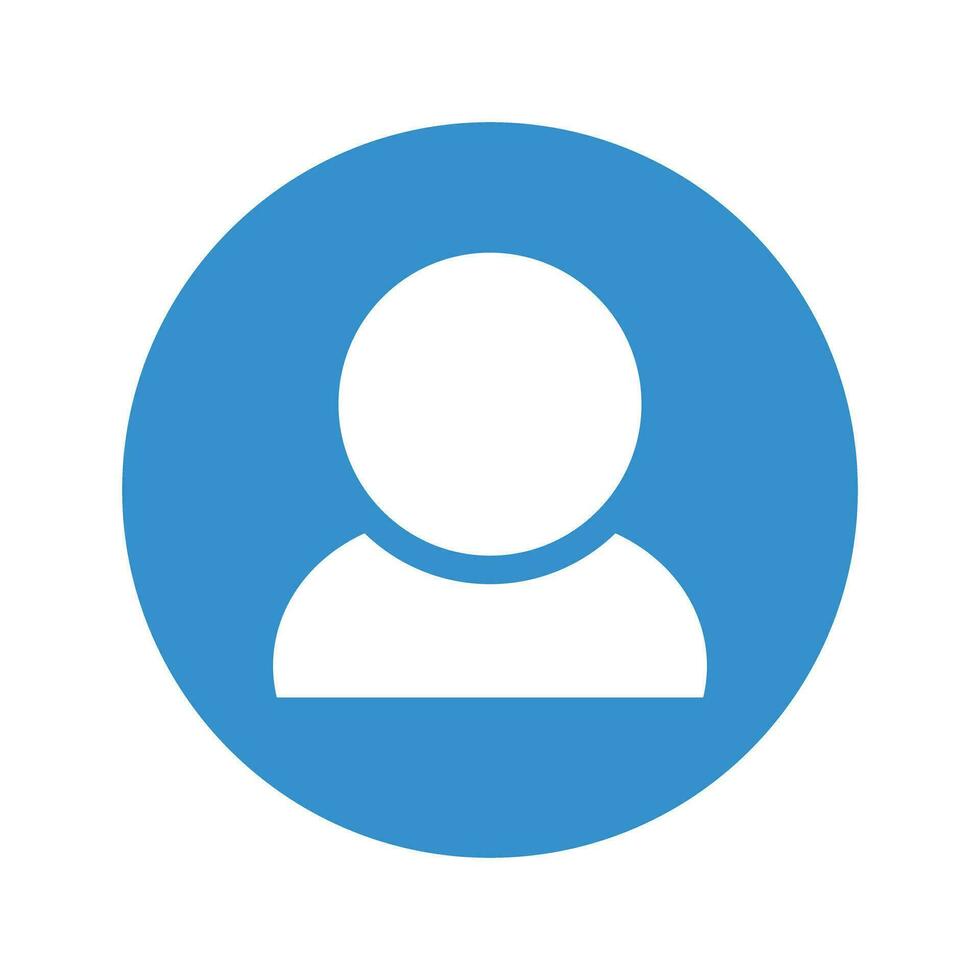 User button icon. Avatar and account button. Vector. vector