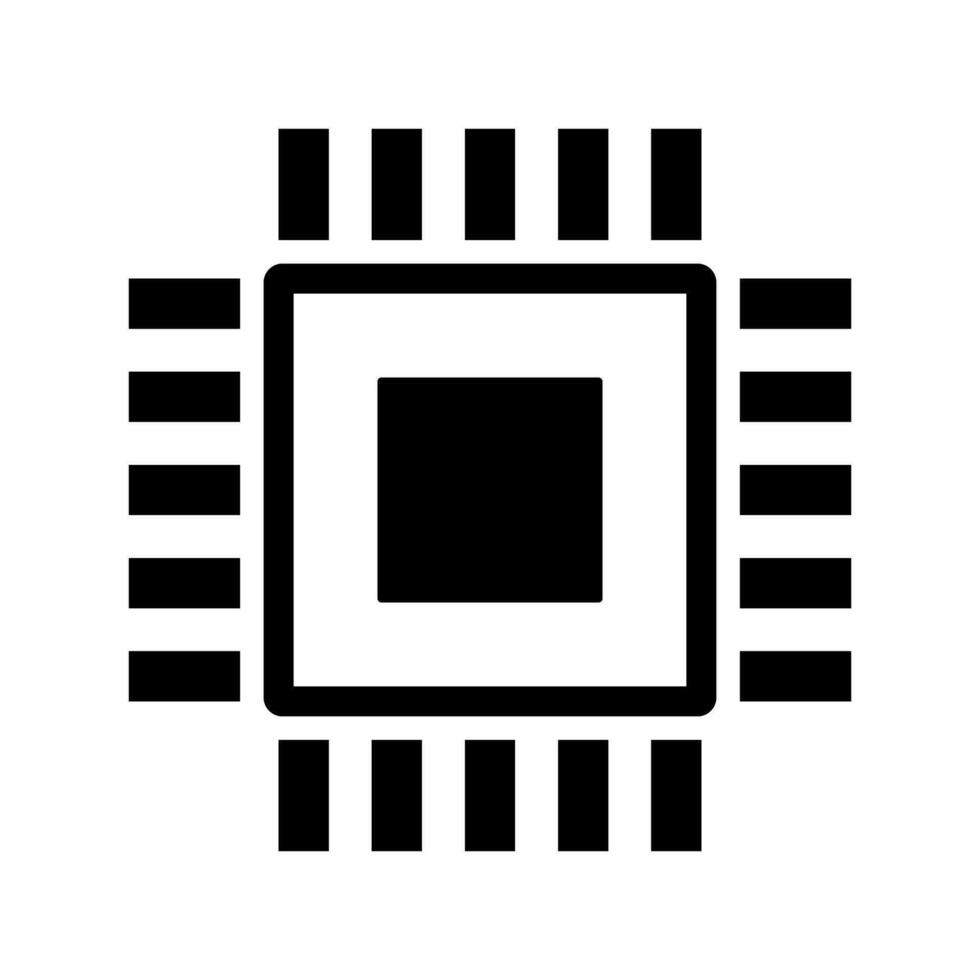 Central Processing Unit icon. Vector. vector