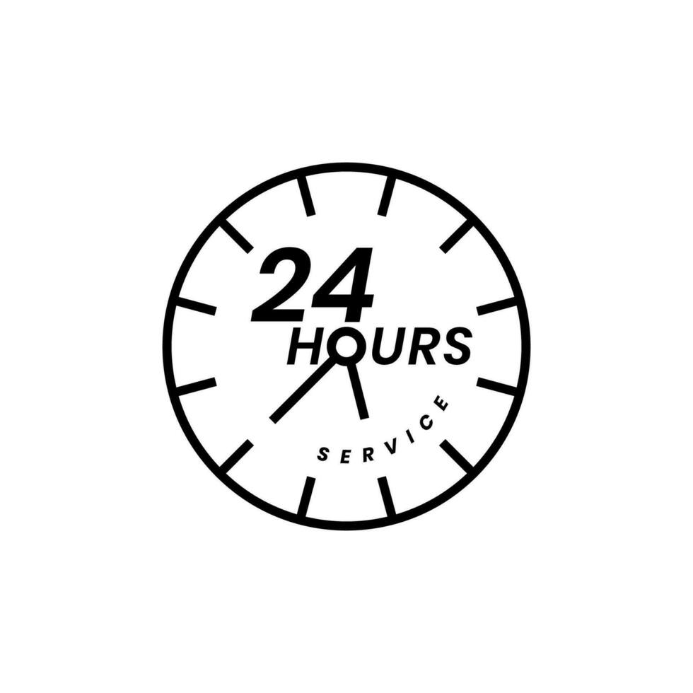 24 hours service vector
