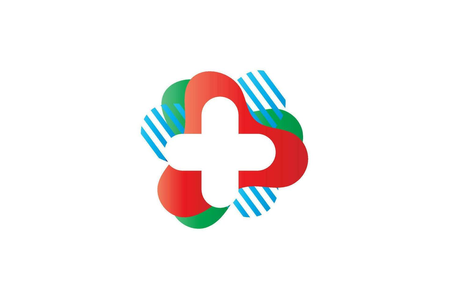 médico farmacia icono diseño, moderno farmacéutico logotipos, salud y cuidado. vector