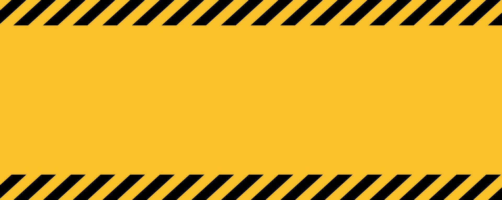 Black and yellow warning line striped sign background. EPS10 vector