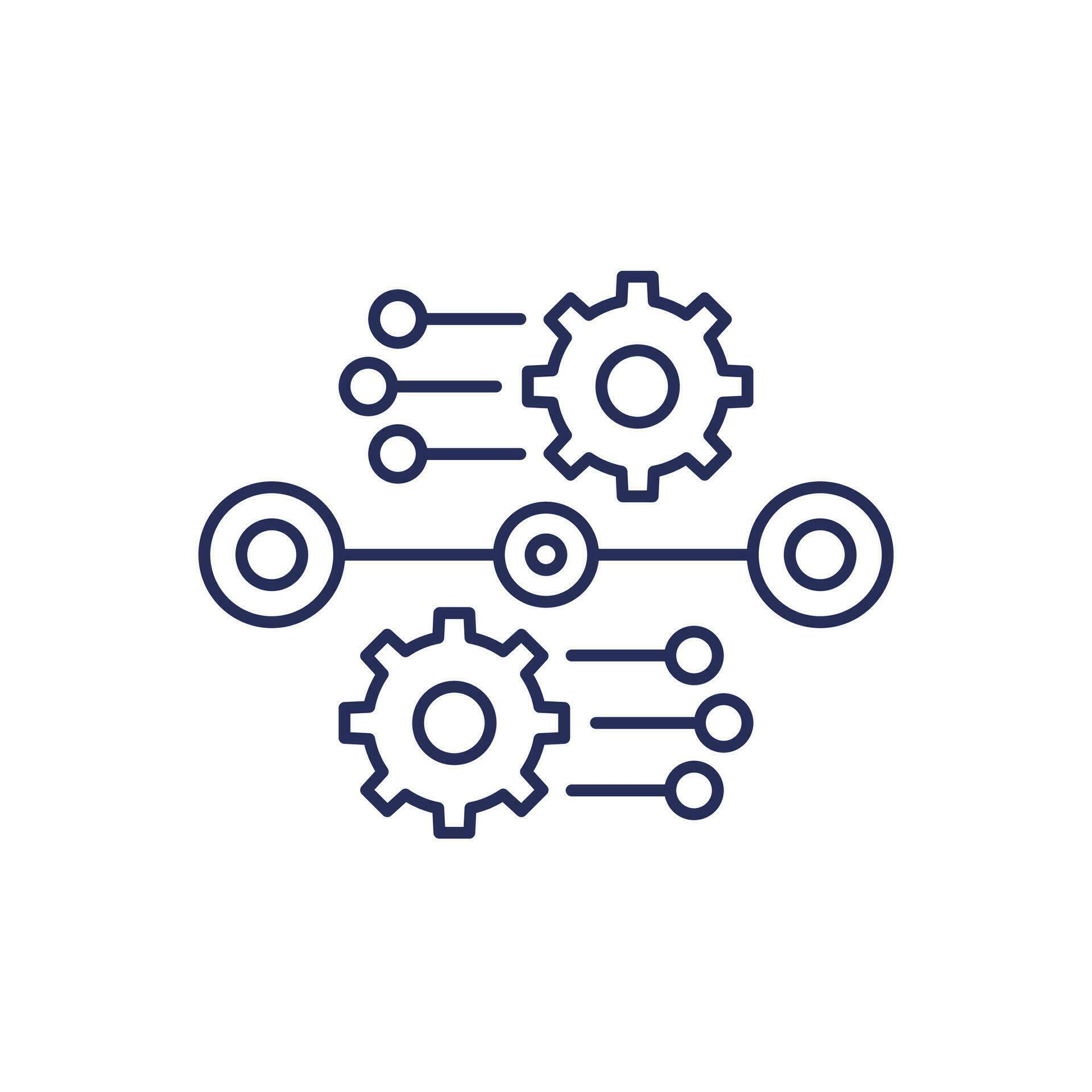 streamline process icon, line vector 26731438 Vector Art at Vecteezy