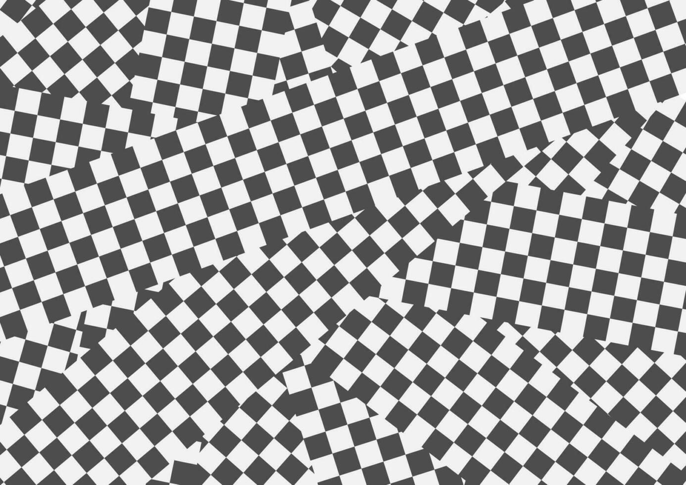 Black and white geometric optical illusion background vector