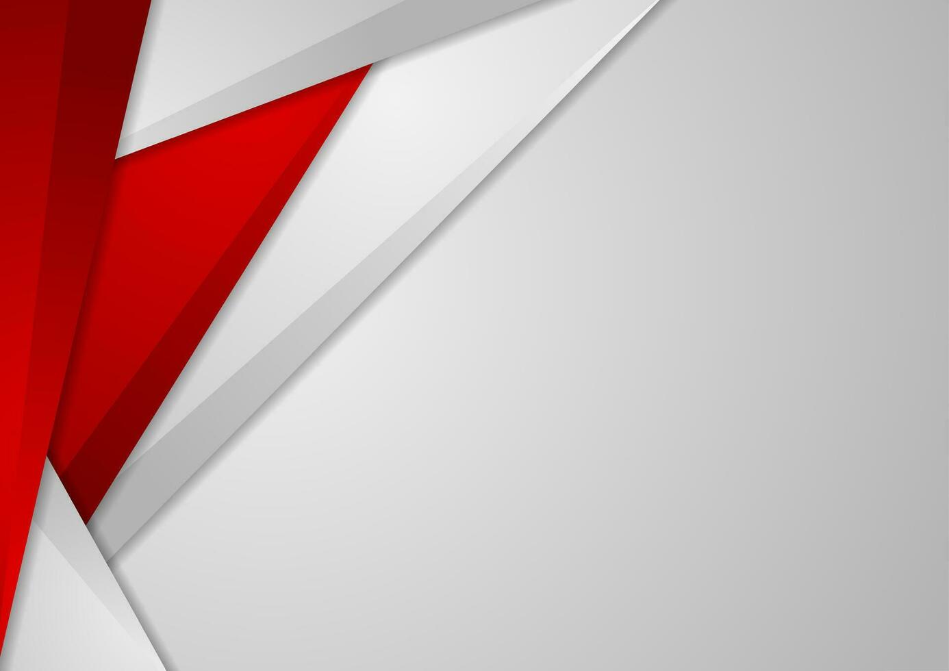 Grey and red tech corporate abstract background vector
