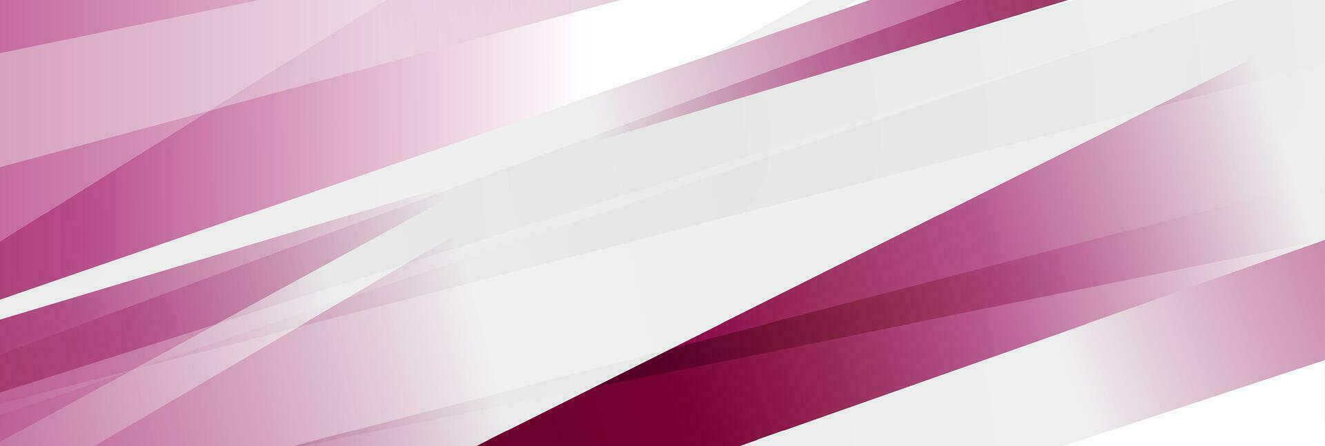 Purple and grey stripes abstract concept banner design vector