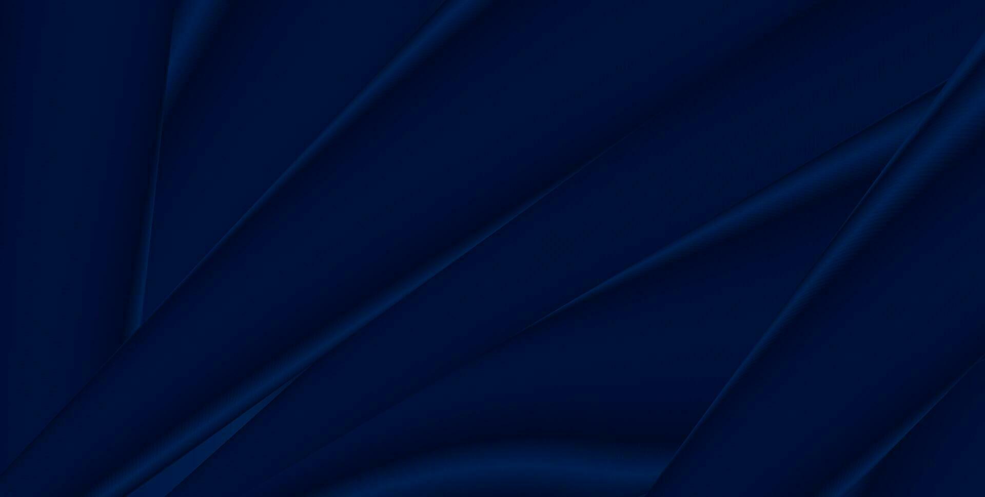Dark blue smooth stripes abstract modern background vector