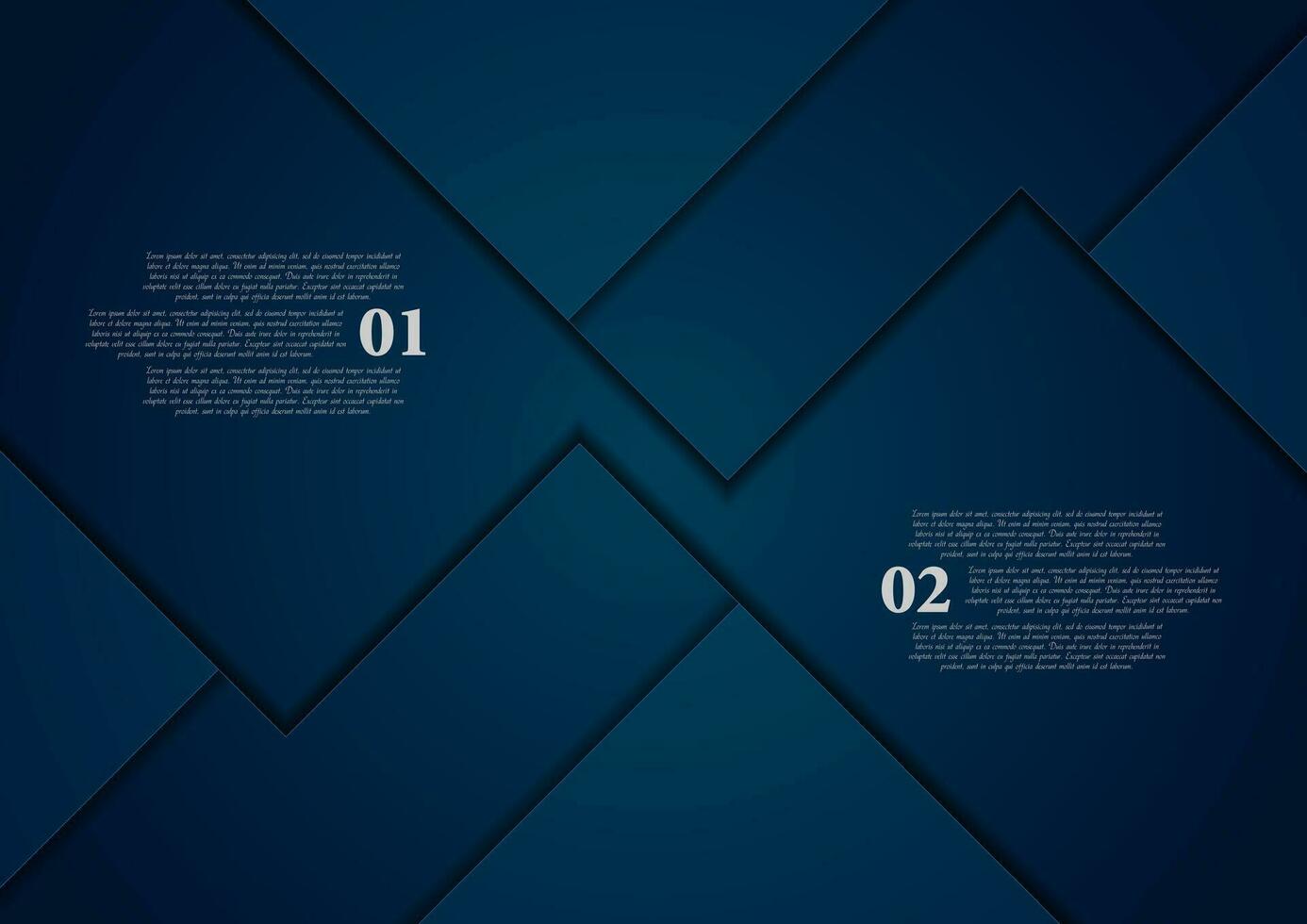 Dark blue abstract material corporate background vector