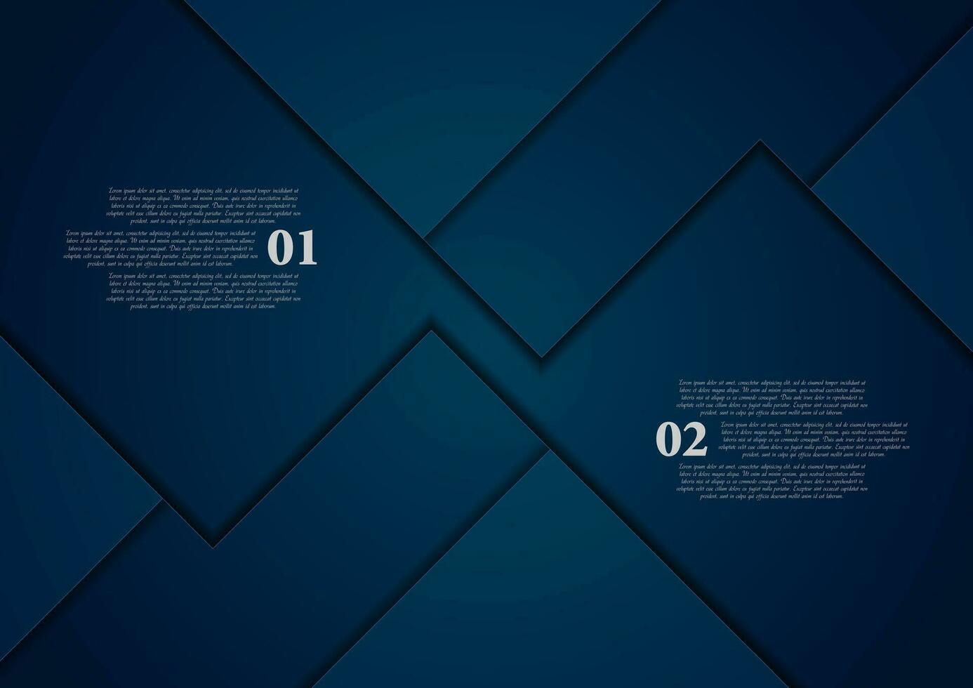 Dark blue abstract material corporate background vector