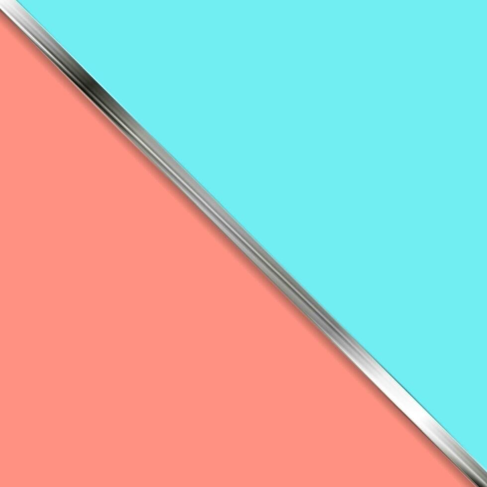 Pink and blue contrast abstract minimal background vector