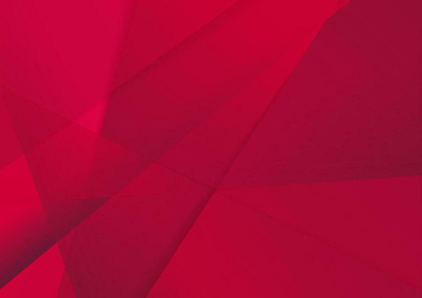 Abstract bright red hi-tech polygonal corporate background vector