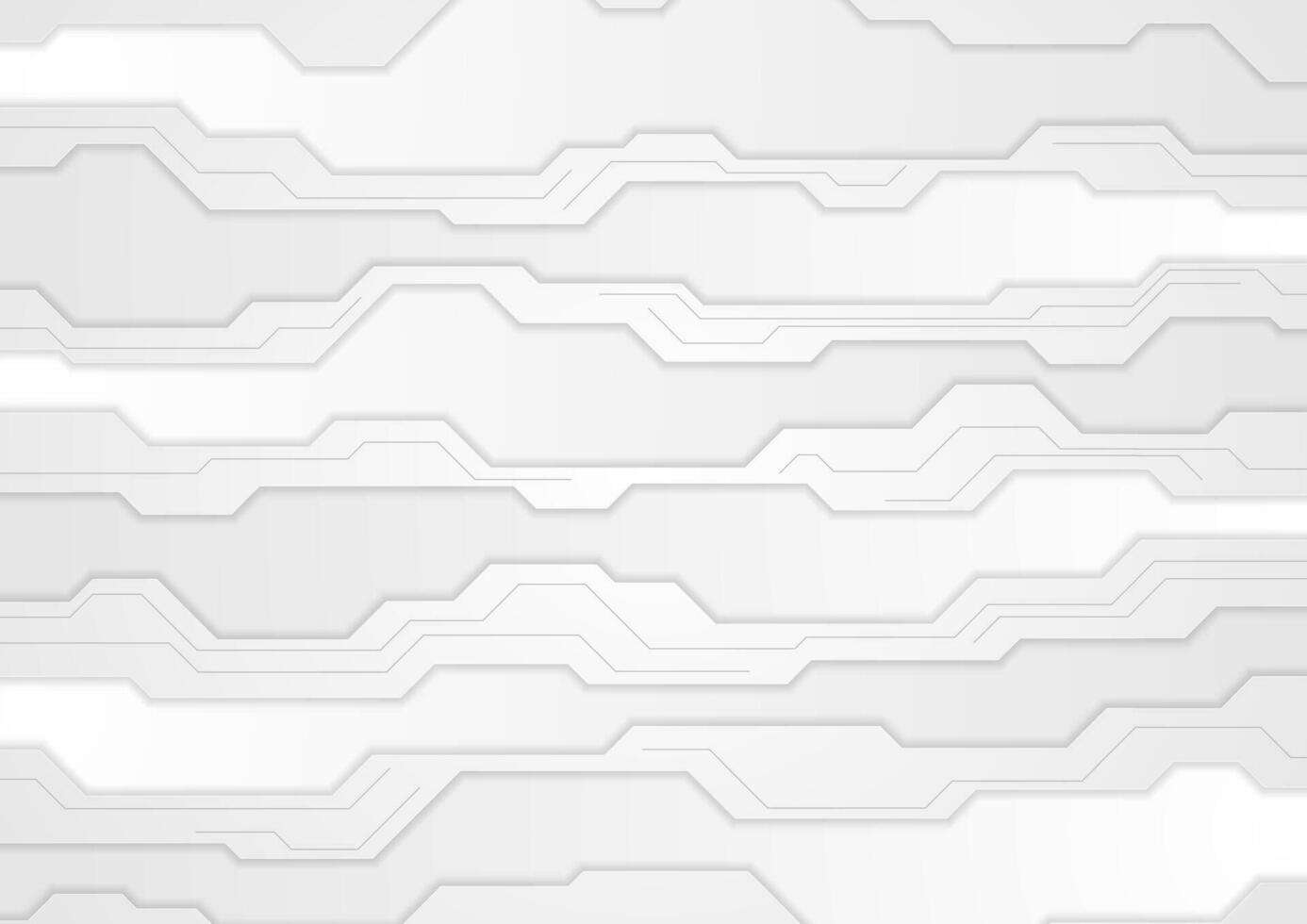 Abstract grey technology futuristic background vector