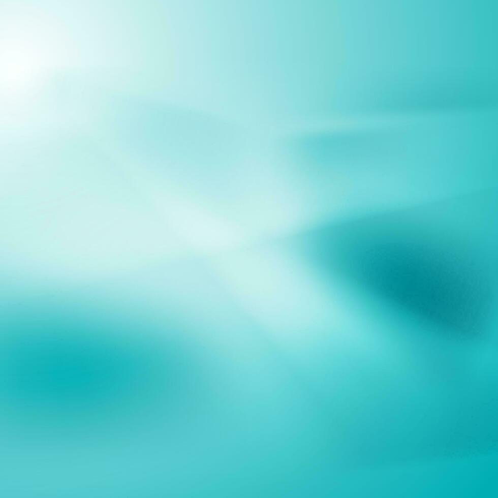 Cyan turquoise abstract soft gradient background vector