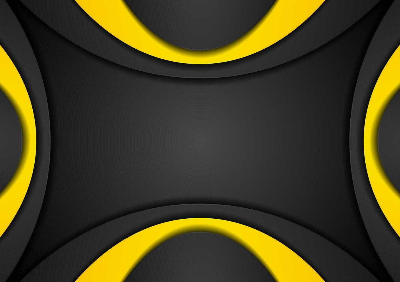 Corporate abstract black and orange background vector