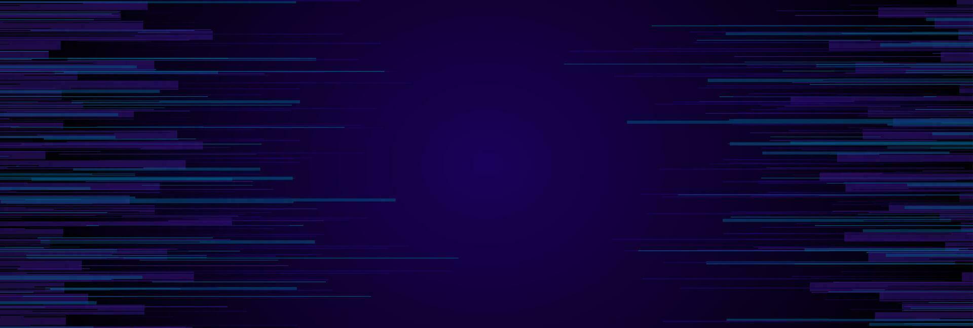 Blue violet abstract lines technology futuristic background vector