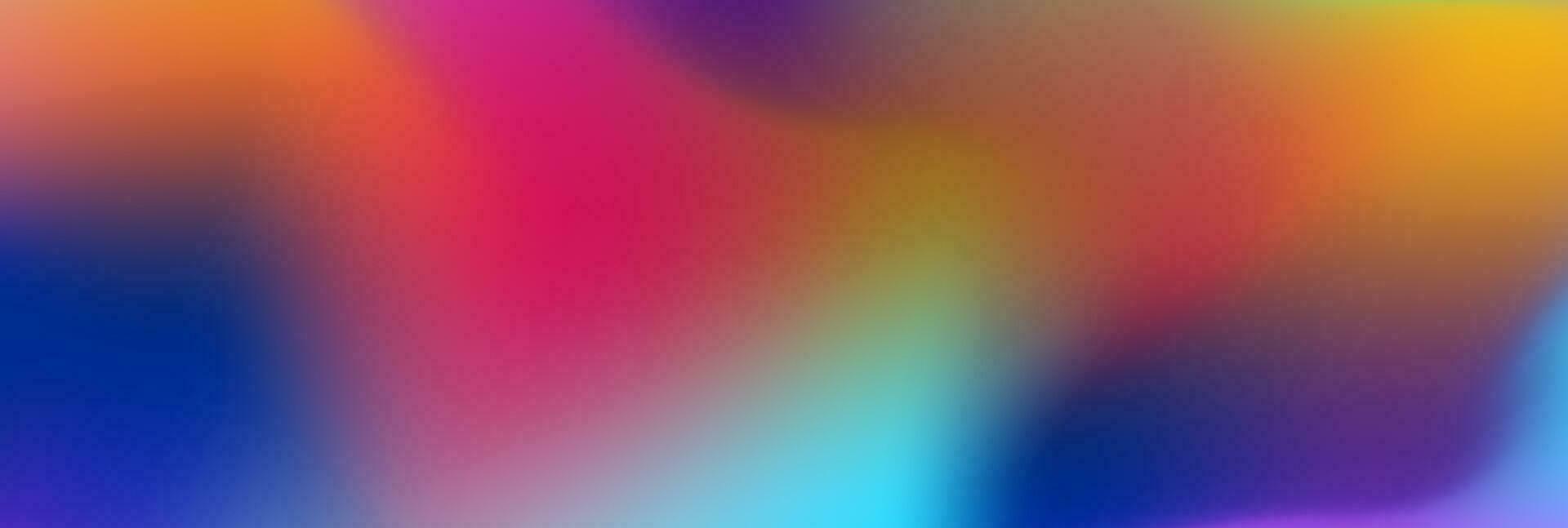 Abstract colorful smooth holographic banner design vector