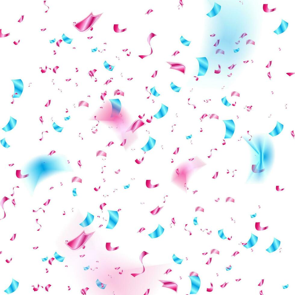 Blue purple glitter confetti abstract background vector